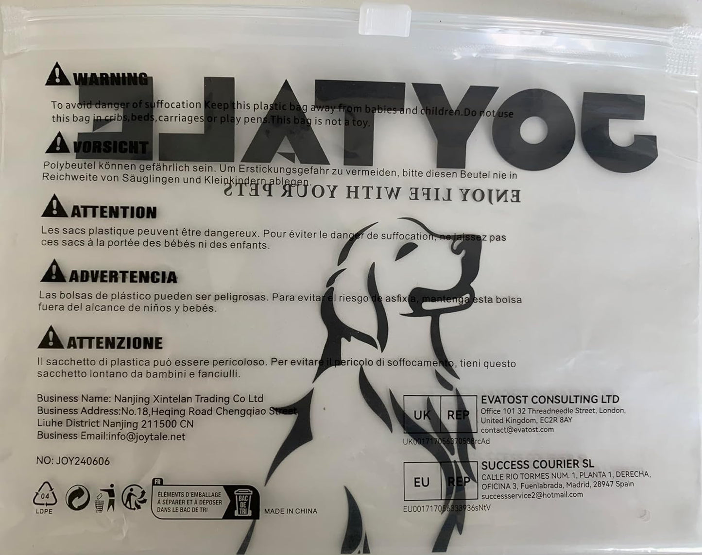 Joytale Dog Leash, 6 FT Double-Sided Reflective, Padded Handle Nylon Heavy Duty Leashes for Medium & Large Dogs Walking, Black