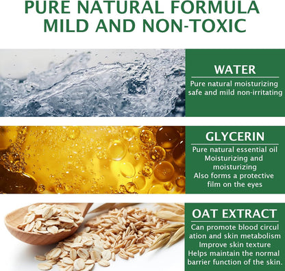 60ML Pet Eye Drops for Dog & Cat Relieve Eyes Itching & Irritation, Pink Eye & Allergies Symptoms Safe & Gentle Formula for All Animals