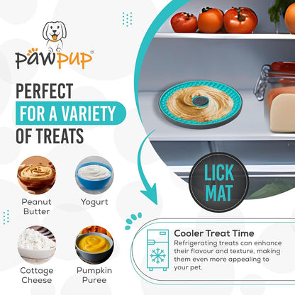 Lick Mat for Dogs - 8.2" Extra Large Dog Licking Mat, Slow Feeder for Anxiety Relief, Non-Slip, Crate Friendly, Easy to Clean, Perfect for Peanut Butter, Yogurt & Pumpkin Puree (Sea Green)