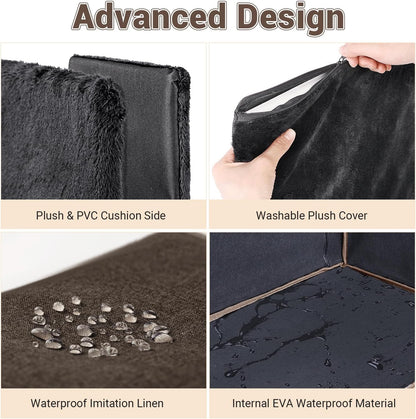 MIU COLOR Large Outdoor Cat House, Upgraded Aluminum Foil Material, Weatherproof Elevated Shelter & Outdoor Cat House, Extra Large Weatherproof Cat Houses