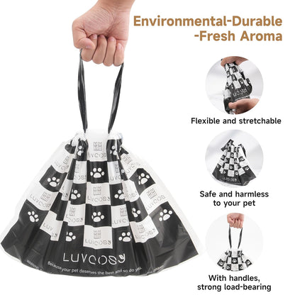 Permanent Waste Receptacle with 40 Liners Compatible with Pet Zone Semi Automatic Cat Litter Box, Sturdy Litter Box with Kitty Litter Bags, No-Touch Litter Box Liners(Machine NOT Included)