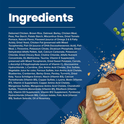 Blue Buffalo Life Protection Formula Senior Dry Dog Food, Supports Joint Health and Mobility, Made with Natural Ingredients, Chicken & Brown Rice Recipe, 15-lb. Bag