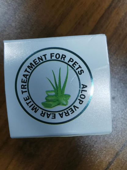 Ear Mite Treatment for Dogs & Cats,Ear Mite Treatment for Dogs Yeast Infection,Dog Ear Infection Treatments,100% Natural Ears Drops for Dog & Cat,Aloe Ear Mite,Safe for Pets 0.75oz Bottle