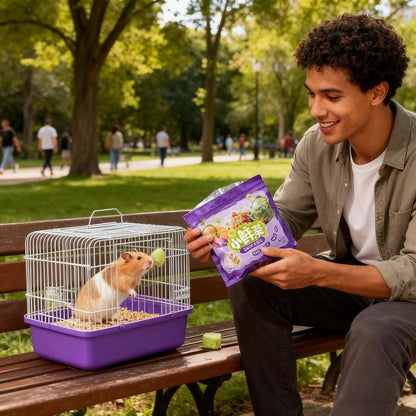 Small Animal Treats | Small Pet Teething Toy - Animal Teething Treat | for Guinea Hamster Bunny Chinchilla Gerbil Cage Squirrel