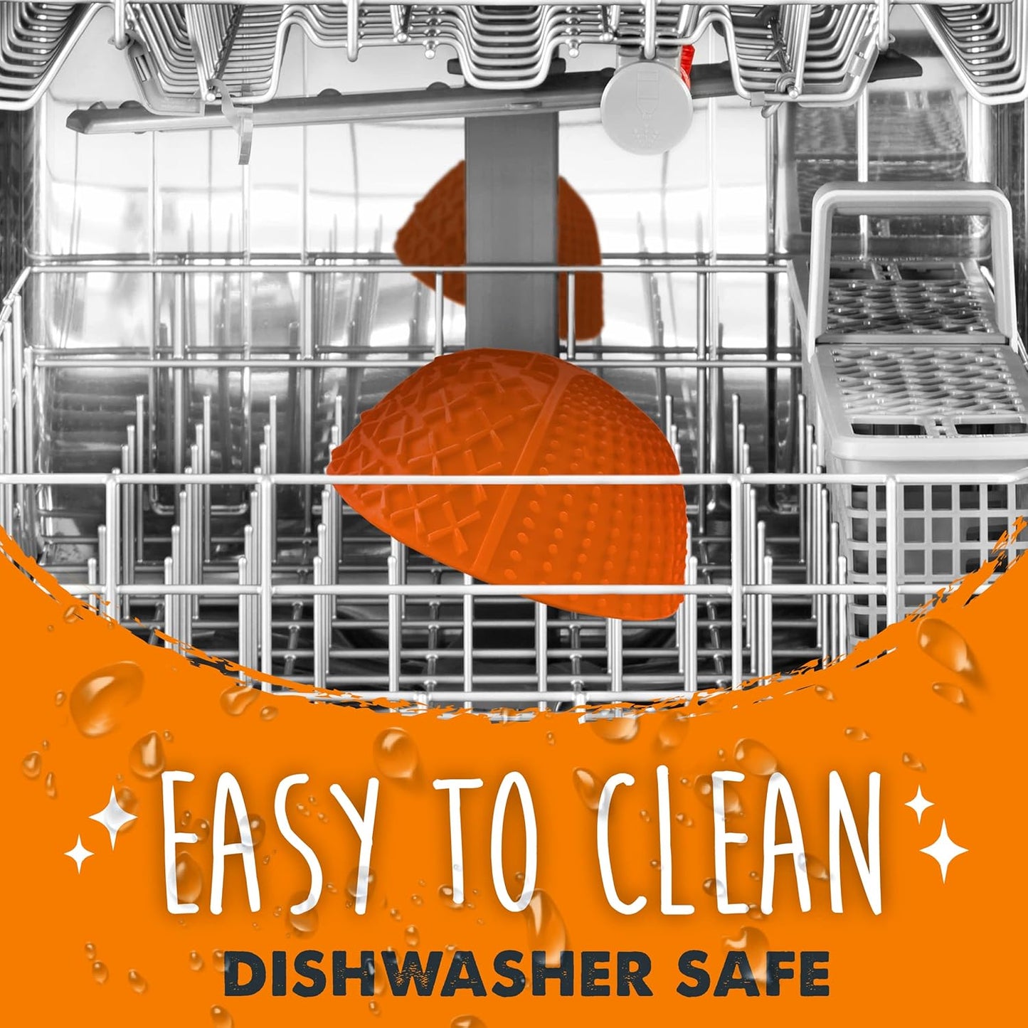 Mighty Paw Dog Slow Feeder Bowl - Interactive BPA-Free Silicone Lick Bowl for Dogs - Easy to Clean, Keeps Pets Entertained, Provides Mental Enrichment