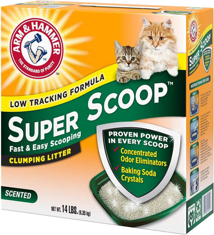 Arm & Hammer Super Scoop Clumping Litter Fresh Scent 14lb