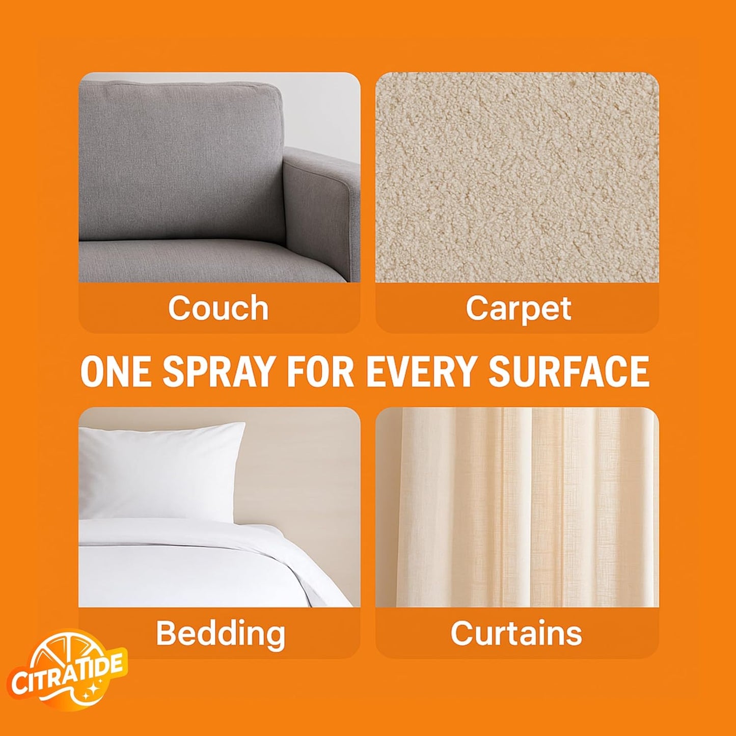 Dander Eliminator Spray – Plant-Based Pet Allergy & Dander Remover – Breaks Down Pet Dander, Dust Mites & Odors Naturally – Safe for Bedding, Furniture & Carpets – USA Made 32oz