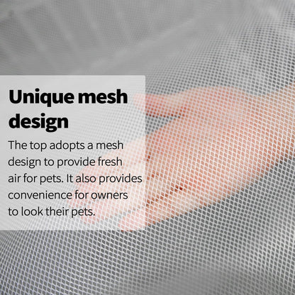 PJYuCien Dog Playpen Mesh Top Cover, Fits 36 Inch 4 Panels Regular Square Plastic Exercise Pet Pen, Adhesive Tape Connections, Black paw (Note: Cover Only, Fence Not Included)