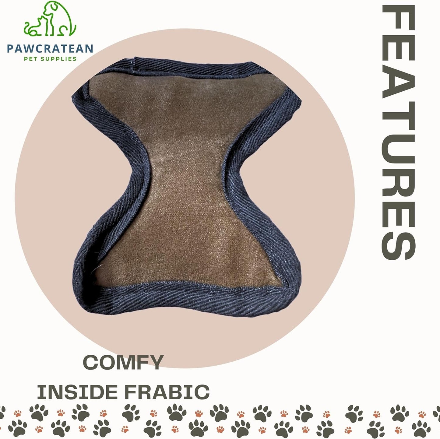 Cat 5-Point Adjustable Harness and Leash Set, Sky Blue Polyester, 5-Point Adjustable Vest with Reflective Lines Prefect for Outdoor Soft Comfortable (Small)