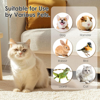 Portable Cat Tent for Bearded Dragon, Outdoor Cat Enclosures, Portable Pet Playpen for Cats and Small Animals, Pet Enclosure with Carry Bag(Orange)