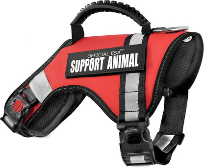 Support Pets The Only Official ESA™ Dog Harness – Adjustable No-Pull Dog Vest for Easy Pet Recognition with Reflective Straps – Soft, Padded & Comfortable for Training and Daily Use - XSmall