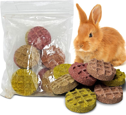 PINVNBY 10PCS Bunny Chew Toys Small Animal Molar Snacks for Teeth Rabbit Treats for Hamster, Chinchilla, Guinea Pig, Squirrels, Gerbils and Small Animals