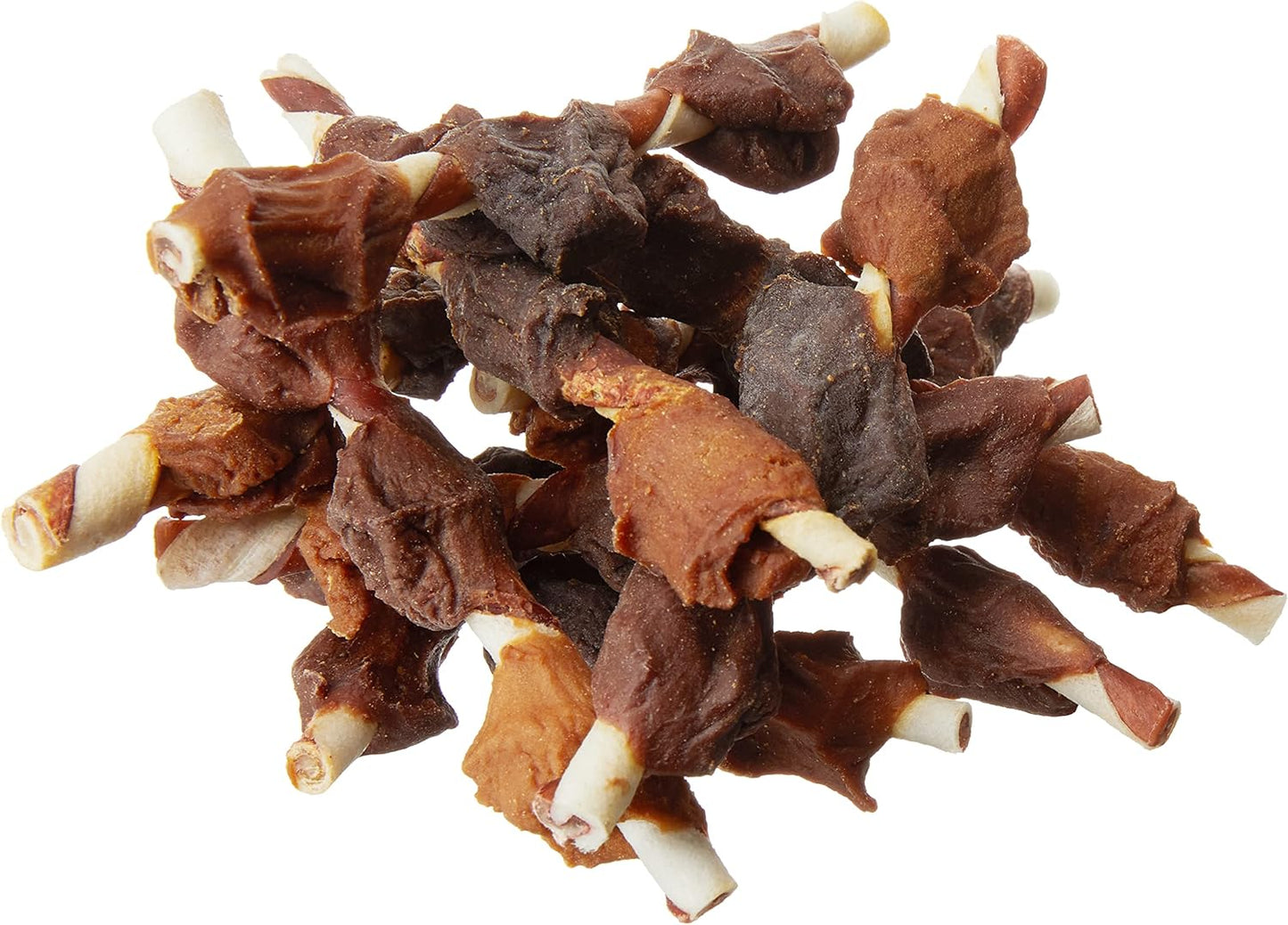 Amazon Brand - Wonder Bound Triple Flavor Rawhide Kabobs for Dogs, Variety, 1.5 pound (Pack of 1)