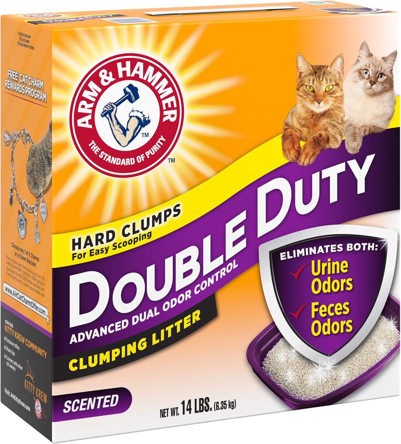 Arm & Hammer Double Duty Litter, 14 Lbs (Packaging May Vary)