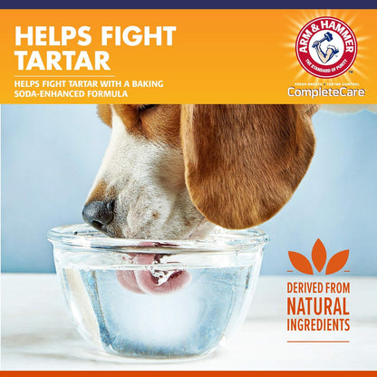 Arm & Hammer Complete Care Dental Water Additive for Dogs, Dog Breath Freshener, Dog Mouth Wash or Dental Rinse, Simply Add to Pet Drinking Water for Fresher Breath, 16 FL OZ