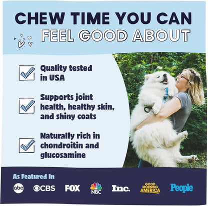 Pawstruck 2-in-1 Collagen Wrapped Jerky Natural Treats for Dogs - 5 Medium Rolls - Limited Ingredient Grain Free for Small, Medium, and Large Dogs