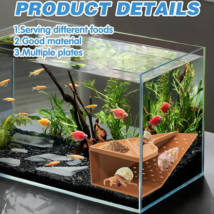 Detachable Hermit Crab Hiding Place, Hermit Crab Decor Accessories Climbing Toy, Habitat Decor for Pet, Aquarium Decorations for Crabs up to 2.4in Tall