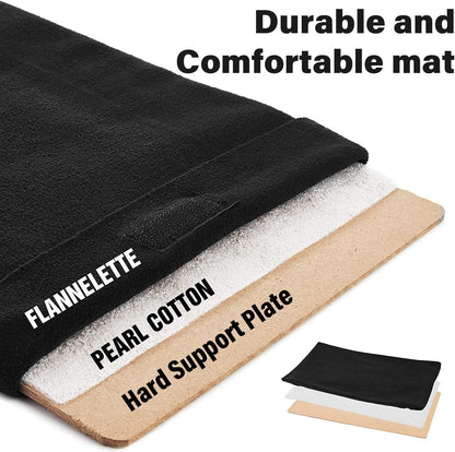 Simple Deluxe Airline-Approved Cat Carrier, 17" x 12" x 12", Soft-Sided Pet Carrier for Cats, Small Dogs, Kittens & Puppies up to 17 lbs, Durable & Collapsible Travel Carrier, Black