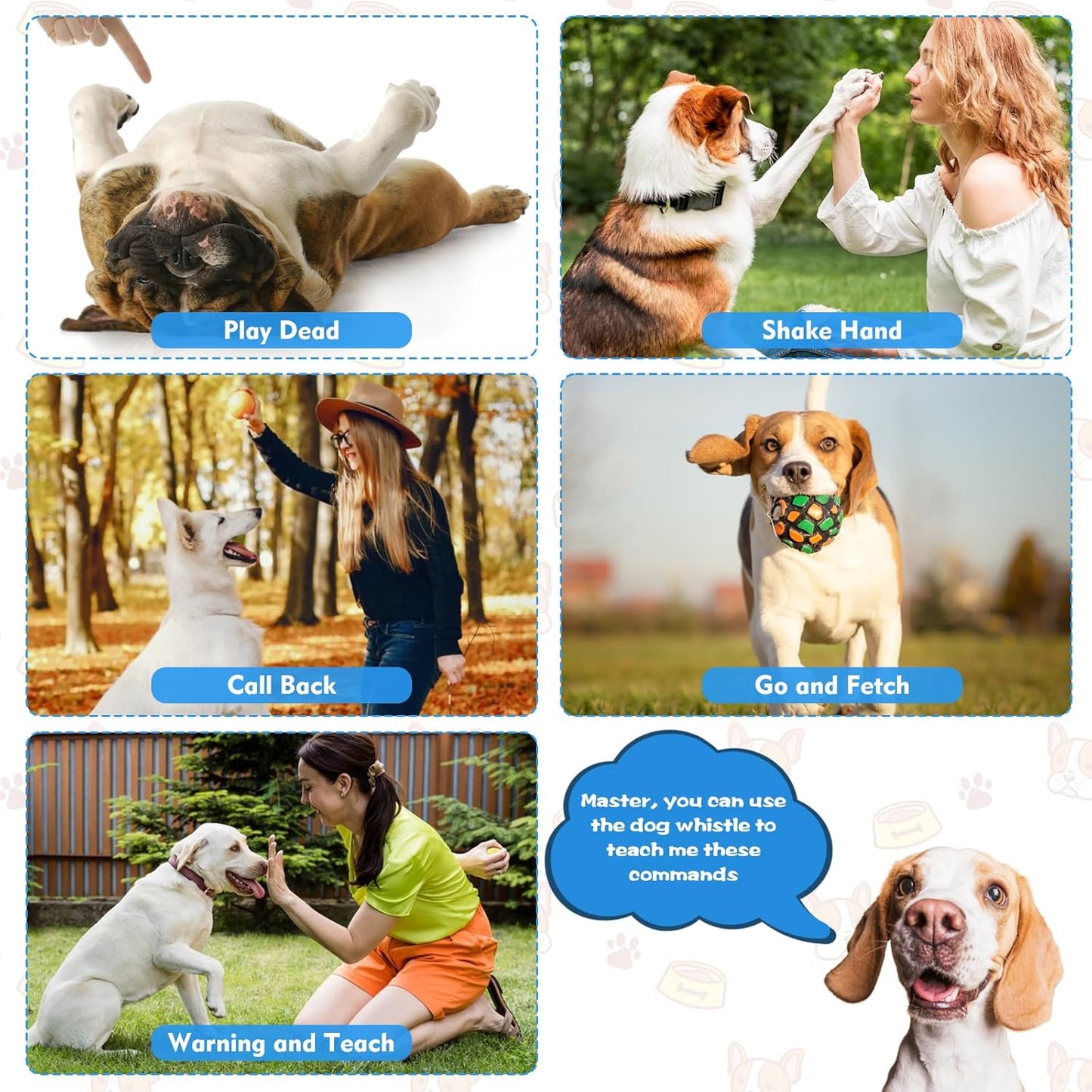 Dog Whistle - 2Pack Dog Whistle to Stop Barking Neighbor's Dog, Adjustable Ultrasonic Silent Dog Whistle,Helpful for Training Recall (Black with Lanyard)