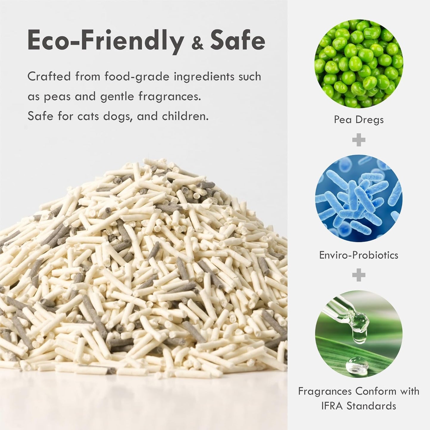 Cozy Home Cat Kit – Boba Scented Tofu Pellet Litter 9lb + Infinity Scoop | Dust-Free, Low Tracking, Odor Control, Easy Cleanup