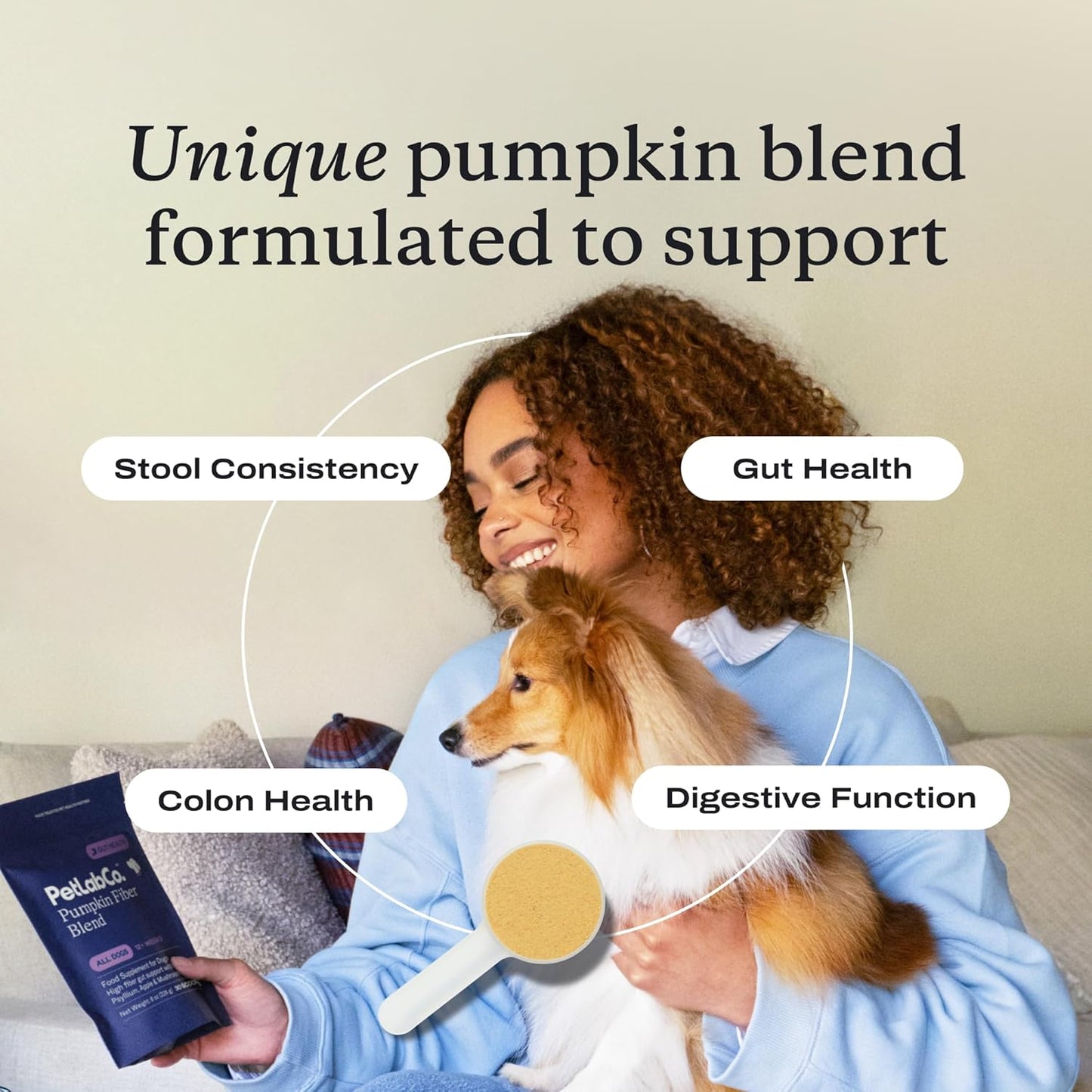 PetLab Co – Gut & Allergy Bundle: Pumpkin Powder Blend for Firm Stools & Healthy Digestion & Allergy & Immune Probiotic Soft Chews to Support Immune Response