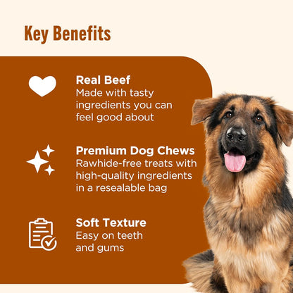 Nutrish Soup Bones Premium Dog Chews with Real Beef and Barley, 11 Chews, Packaging May Vary (Rachael Ray) (Pack of 2)