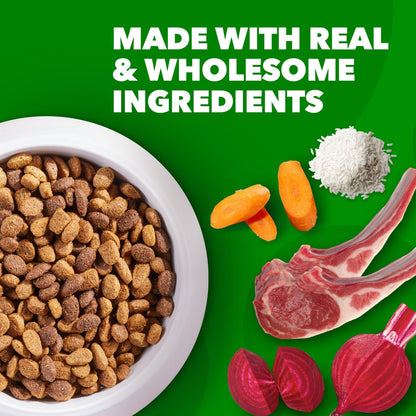 IAMS Proactive Health Minichunks Adult Dry Dog Food with Lamb & Rice, 30 lb. Bag