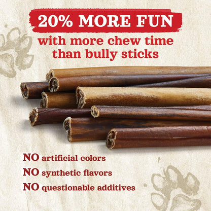 Natural Farm Collagen Sticks for Dogs (6 Inch, 25 Pack), Odor-Free Long Lasting Chews & Rawhide Alternative - 95% Collagen, Low Fat, High Protein - Best Dental Dog Treats - Medium & Large Dogs