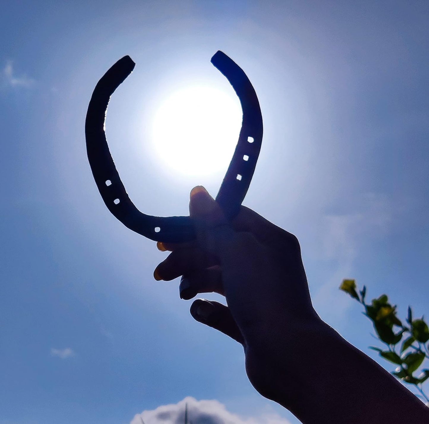 Wonder Care Horseshoe Authentic Used Horseshoe Good Luck Charm Rustic Auspicious Lucky Gift Cast Iron Real Horseshoe for Wall Decorations Prosperity and Fortune