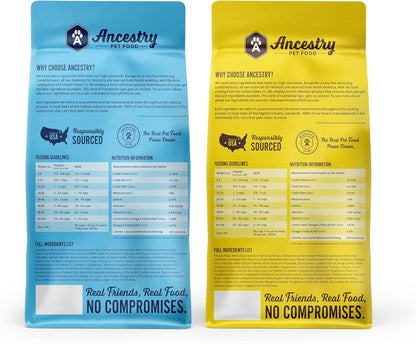 Health Extension Ancestry Dog Food Bundle - Lamb Meal & Brown Rice and Chicken Meal & Brown Rice Formula (4 lbs Each) – Wholesome Grains, Dry Dog Food for Optimal Nutrition