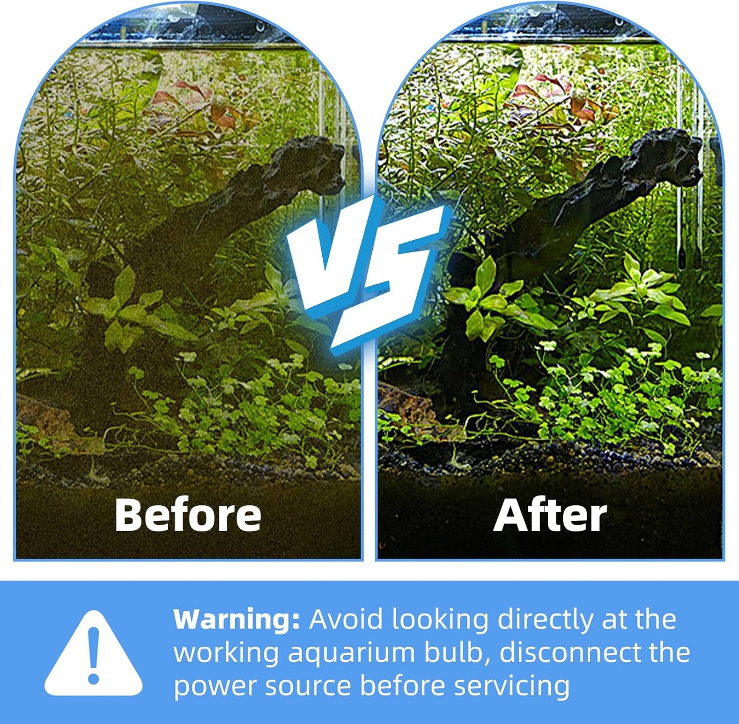 5W Light Bulb Replacement for COODIA 5W Filter Pump - Aquarium Bulb Compatible with Sunsun CUV-305, CUV-505, JUP-02 Filter