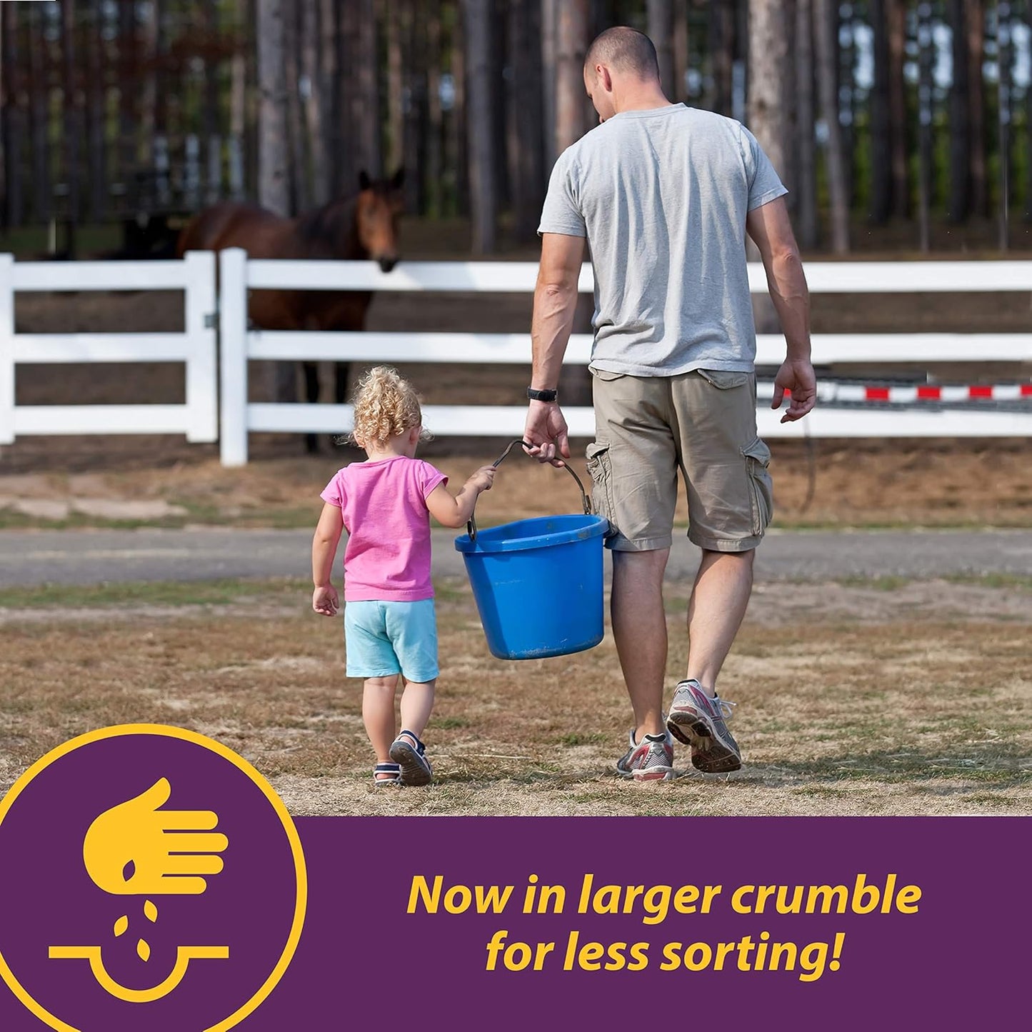 Farnam Horse Health Vita E & Selenium Crumbles Horse Vitamin Supplement, Supports optimal muscle health & antioxidant support, 3 lbs., 96 day supply