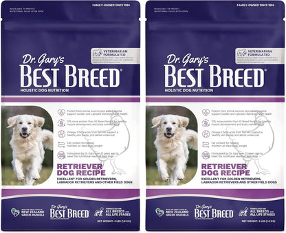 Best Breed Dr. Gary's Retriever Dog Recipe Made in USA [Natural Dry Dog Food] - 4lbs. (Pack of 2)