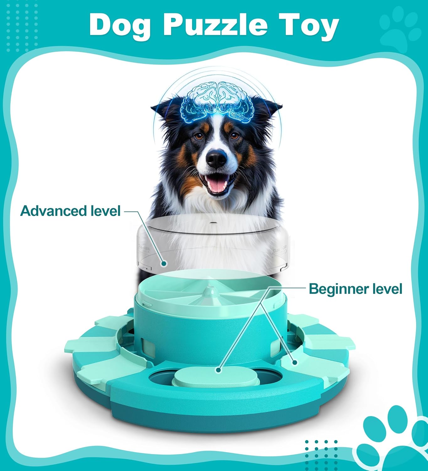 Dog Puzzle Toy, Food Treat Feeder, Mental Stimulation