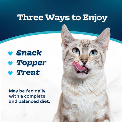 Blue Buffalo Tastefuls Purées Variety Pack, Natural Cat Food Complement, Resealable Twist Cap Pouches, Chicken and Tuna, 3-oz (12 Count, 6 of Each Flavor)