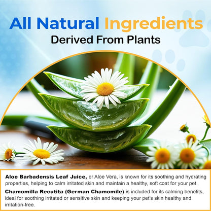 SONO Dog Wipes - Gentle Pet Wipes for Paws, Butt, Face & Body - Cleaning, Deodorizing, Puppy & Cat Friendly - Unscented, 100 Count