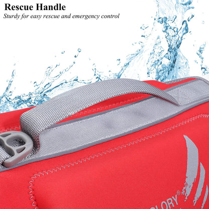 VIVAGLORY + Neoprene Dog Life Vest + High Buoyancy Dog Life Jacket, Lightweight & Buoyancy, Swimming Vest with Handle