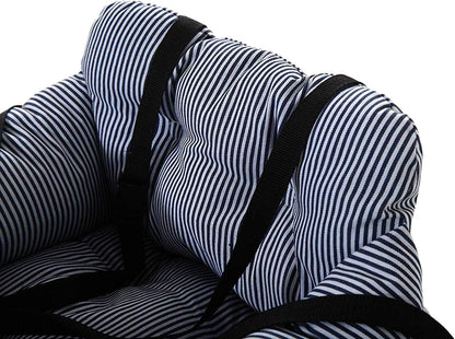 BLOBLO Dog Car Seat Pet Booster Seat Pet Travel Safety Dog Bed for Car with Storage Pocket