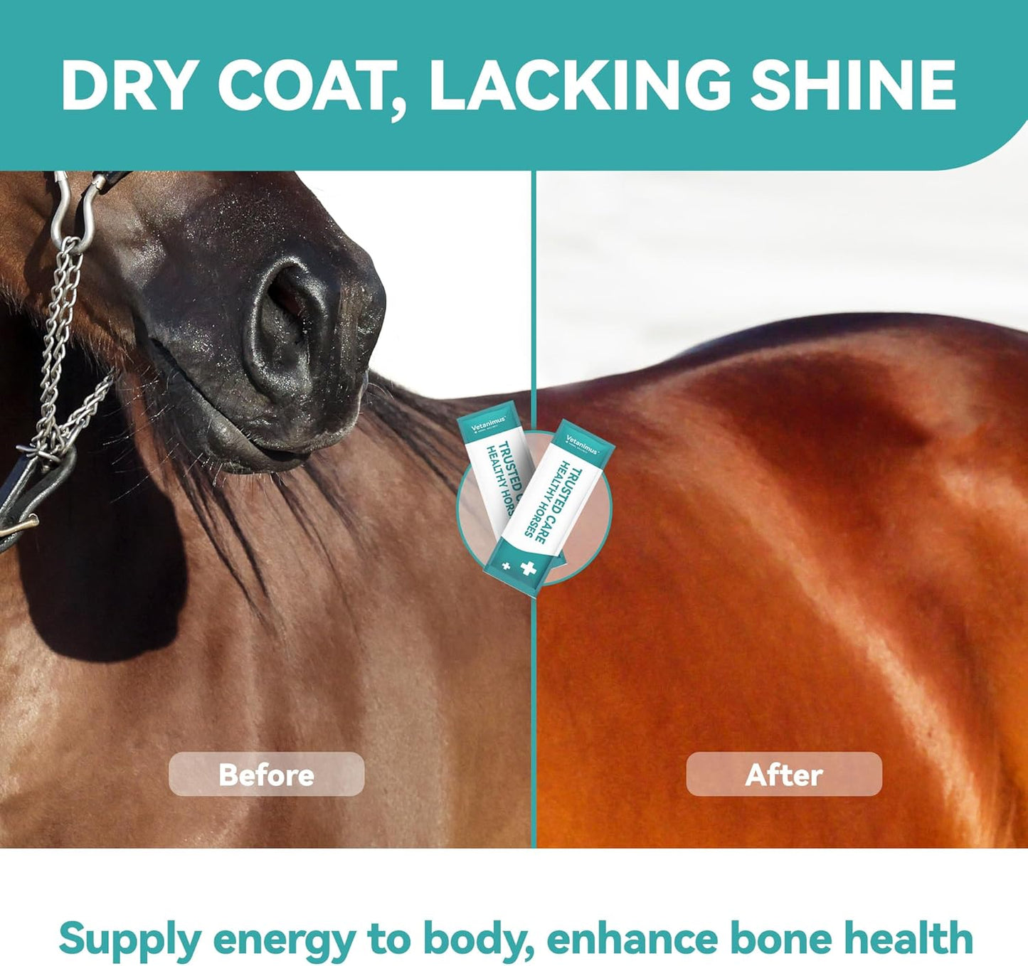 Equi Weight Build & Coat Glow Supplement for Horses Grounded Flaxseed with Omega-3 420g