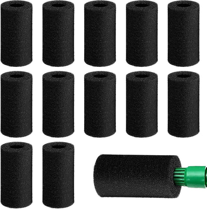12PCS Pre Filter Sponge, Aquarium Filter Sponge 0.8" Aquarium Intake Sponges Replacement Foam Roll for Freshwater Saltwater Aquariums Fish Tank FilterAccessories
