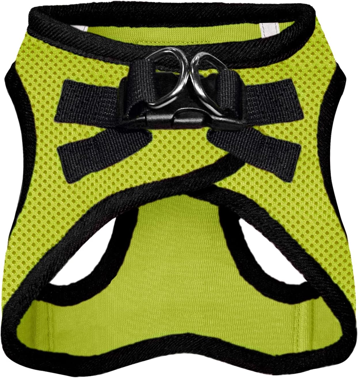 Voyager Step-in Air Dog Harness - All Weather Mesh Step in Vest Harness for Small and Medium Dogs by Best Pet Supplies - Lime Green Base, XXS