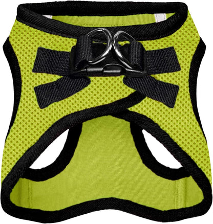 Voyager Step-in Air Dog Harness - All Weather Mesh Step in Vest Harness for Small and Medium Dogs by Best Pet Supplies - Lime Green Base, XXS