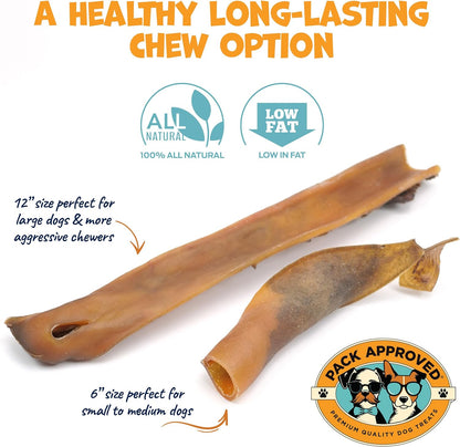 Camel Skin Dog Chews for Aggressive Chewers - Hypoallergenic Natural Collagen Sticks for Dental Health & Protein Boost - Long Lasting Treats for Large Dogs