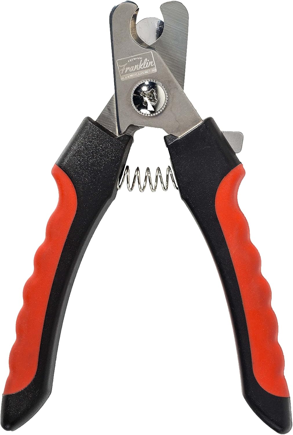 Franklin Sports Pet Supply – Dog & Cat Nail Clippers with Safety Guard – Grooming – Stainless Steel – Professional Grade