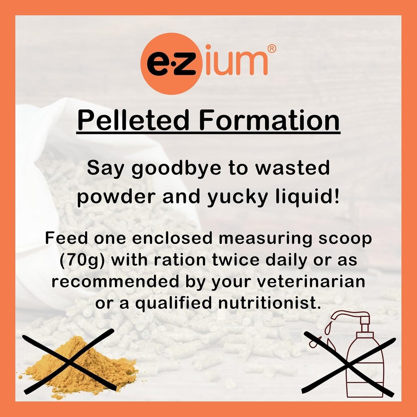 EZium Chelated Magnesium Equine Supplement for Horses – 9.5 lb Resealable Bag (30-Day Supply) – Supports Muscle Function, Focus, Behavior & Calming