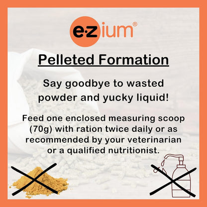 EZium Chelated Magnesium Equine Supplement for Horses – 9.5 lb Resealable Bag (30-Day Supply) – Supports Muscle Function, Focus, Behavior & Calming