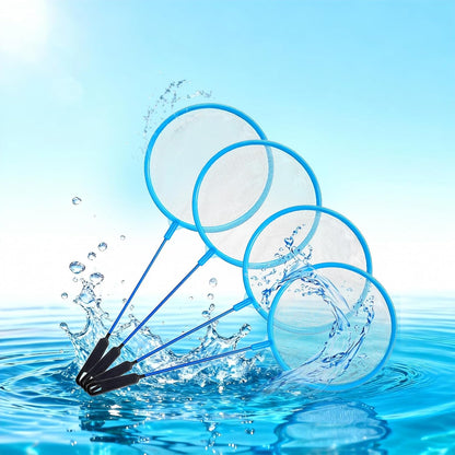 10 PCS Aquarium Fish Net, Fish Net for Fishs Tank High Density Mesh Nylon Cleaner Nets Aquarium Nets Fine Mesh, Round Brine Shrimp Net-Fish Tank Filter for All Fishs