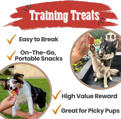 Farm To Pet - Dog Training Treats - Chicken, Turkey, Beef and Fish Chip Protein Variety Pack - 100% All Natural, Single Ingredient Training Treats for Small, Medium, and Large Dogs - Made in USA