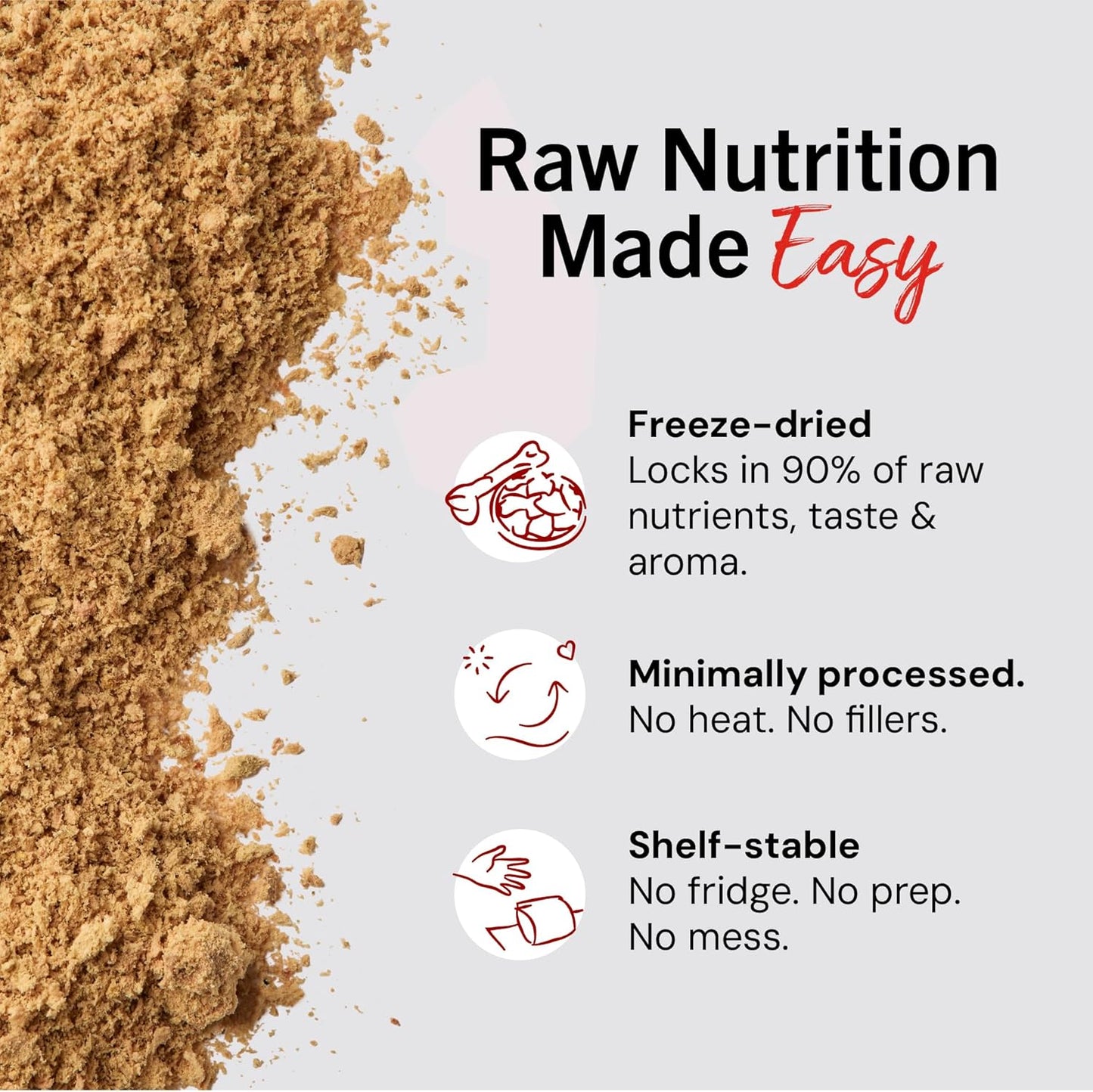 Stella & Chewy's Freeze-Dried Raw Marie’s Magical Dinner Dust - - Premium Beef Dog Food Topper with Organic Fruits & Vegetables - Perfect for Picky Eaters - 7oz