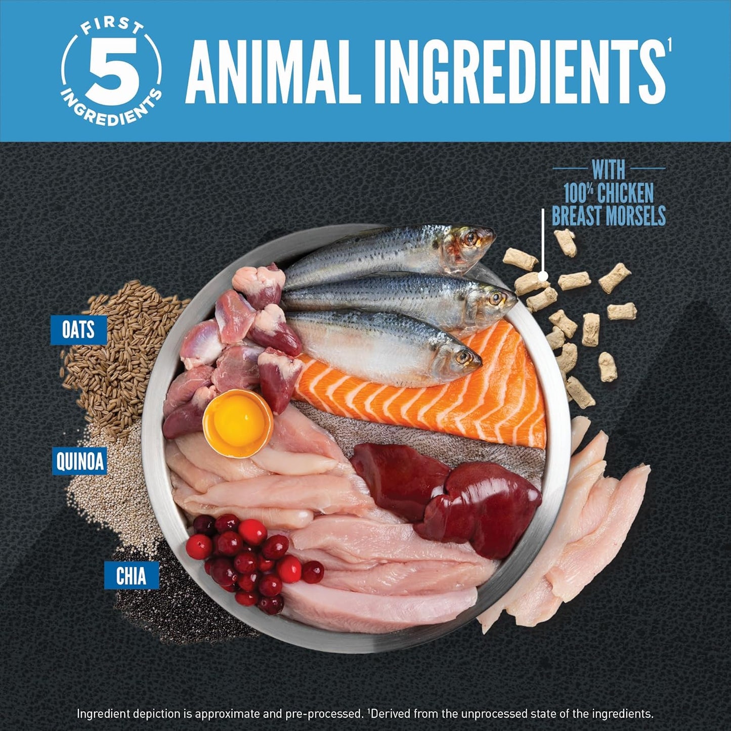 ORIJEN Wild Reserve Dry Dog Food Free-Run Chicken & Grains Recipe 20lb Bag